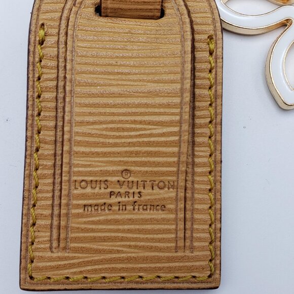 Authentic Louis Vuitton Luggage Nametag with Unbranded Keycharm - Picture 5 of 12